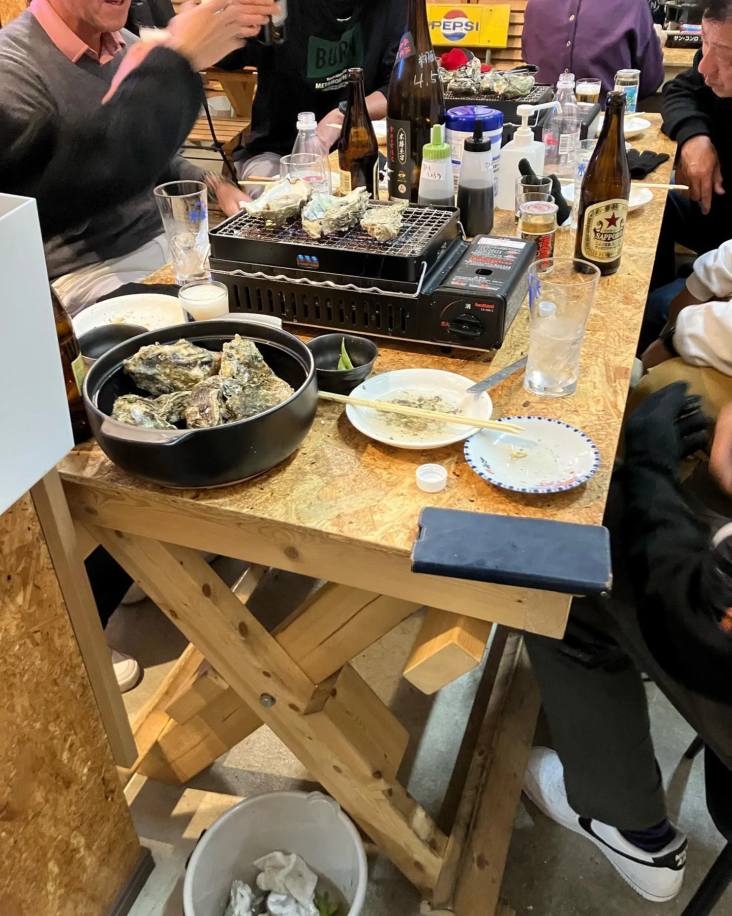 彦根で美味い牡蠣が楽しめる