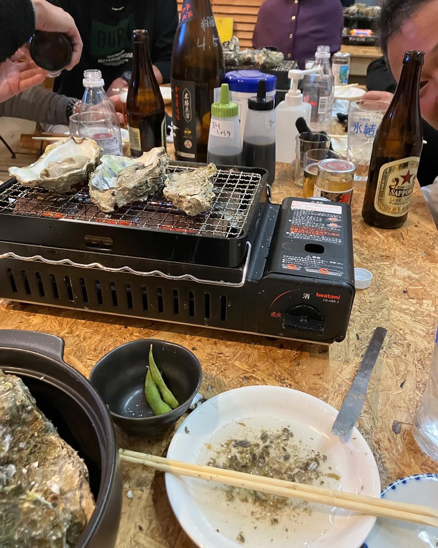 彦根で美味い牡蠣が楽しめる